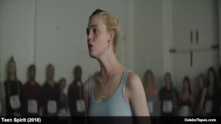 celebrity elle fanning sexy clip scenes