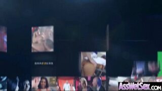 Round Huge Butt Girl (candice dare) In Hardcore Style Anal Sex Tape clip-13