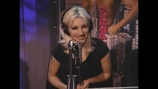 20 year old gives Howard Stern a handjob and licks his toes under the desk