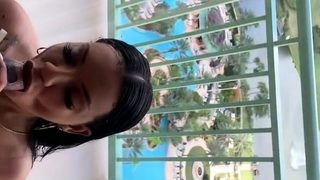 Ashley Amor Pov Hotel Balcony Sextape Onlyfans Leaked Video